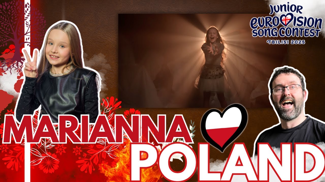🇵🇱 Марианна Клос «Brightest Light» РЕАКЦИЯ И АНАЛИЗ | Польша | Детское Евровидение 2025
