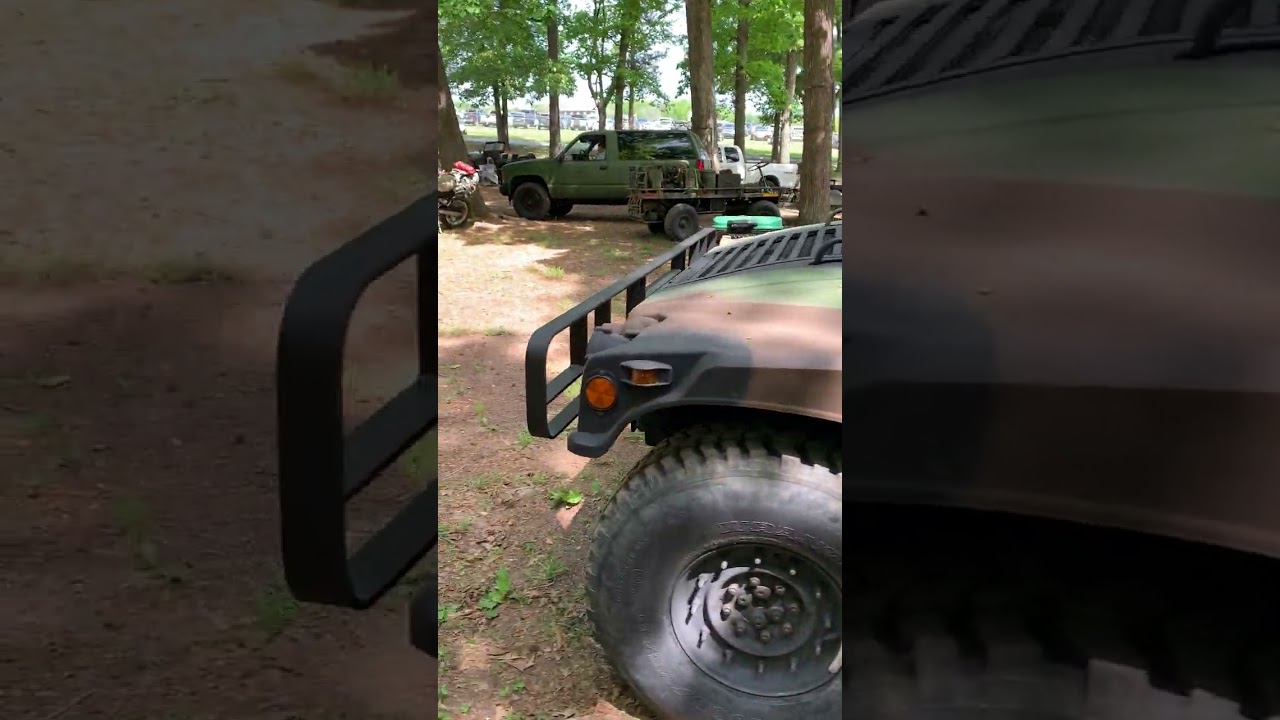 Overland HMMWV with Rooftop tent - Denton Military Vehicle show