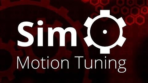 Sim Motion Tuning / Sim Racing Studio Motion Simulator Profiles and Tutorials