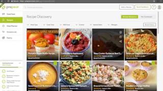Meal Planning made easy!   Prepear Live Demo screenshot 1