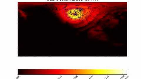 HF Propagation Simulation: Variation of Time at 10.1 MHz - SNR