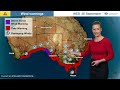 ⚠Weather Update: Intense low pressure system and cold front, 28 September 2016
