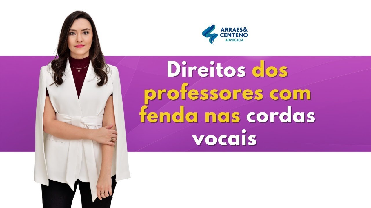 Direitos dos professores com fenda nas cordas vocais