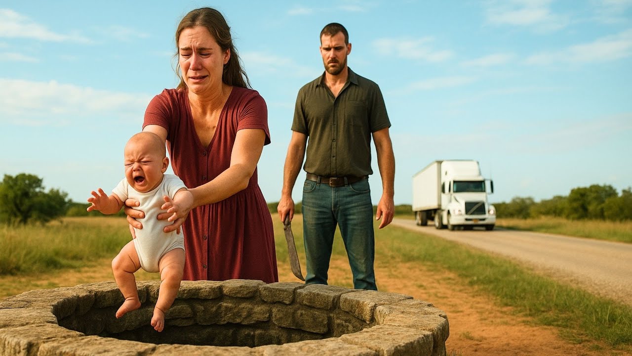 Caminhoneiro sozinho encontra uma mãe sendo FORÇADA a jogar bebê em POÇO... então ele faz isso...