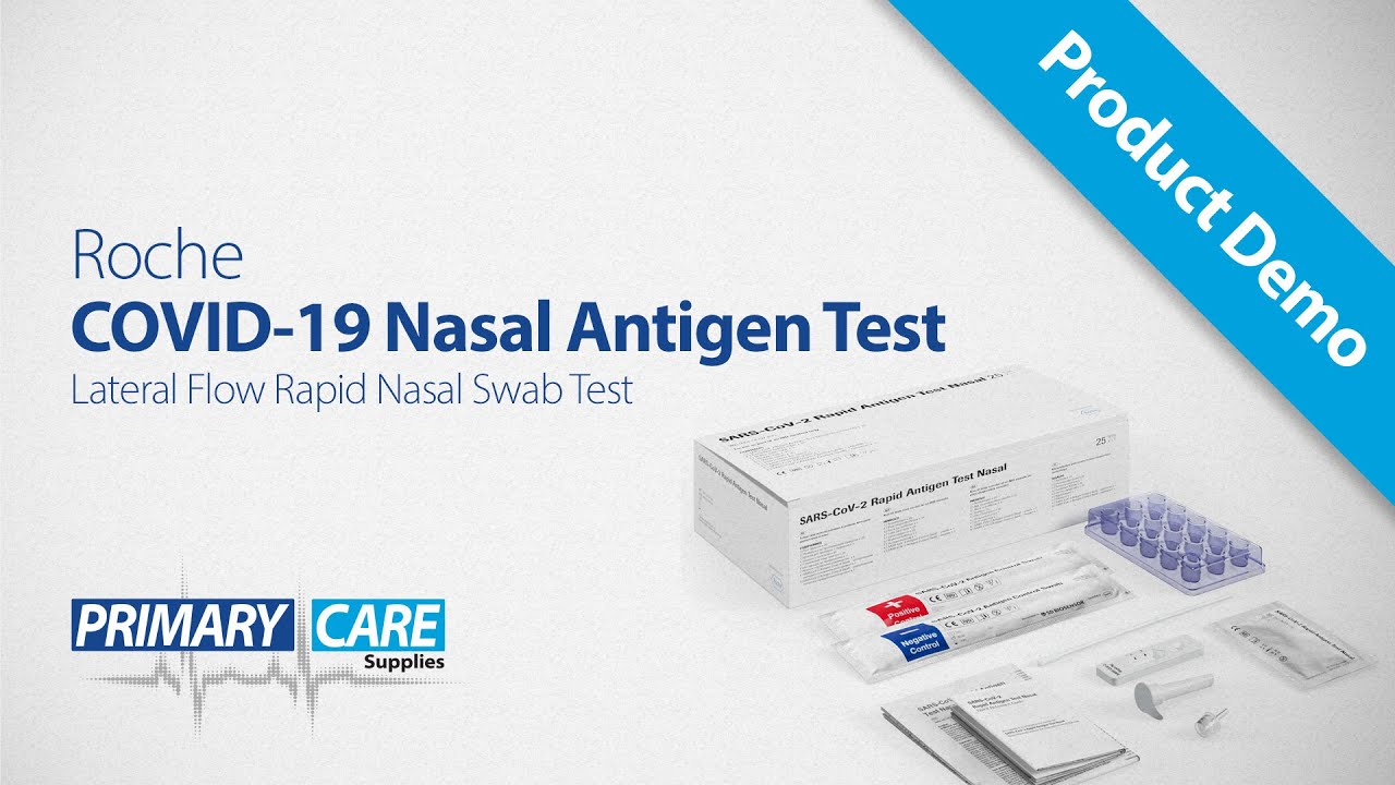 Roche COVID-19 Nasal Antigen Test - Product Demonstration ...