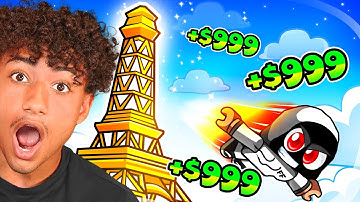 WE MADE TRILLIONS in ROBLOX CLIMB AND JUMP TOWER!