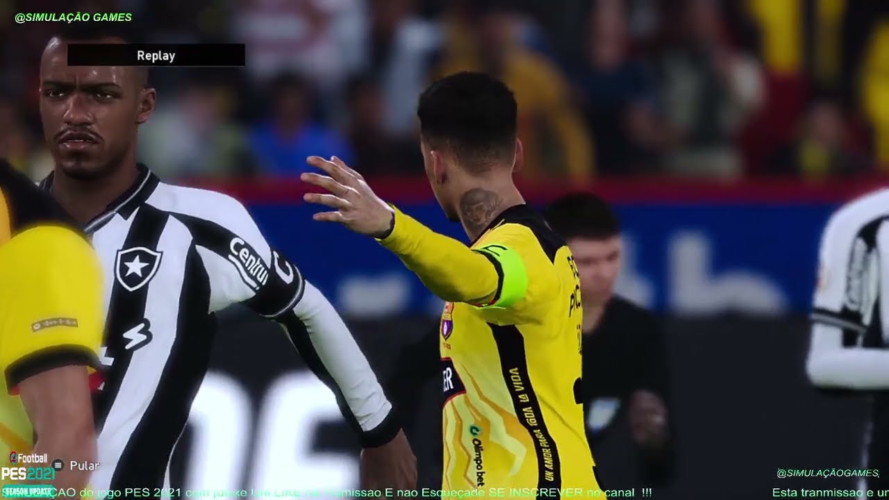 🟢BARCELONA ( ECU ) x BOTAFOGO AO VIVO EFOOTBAL PC SIMULAÇÃO 