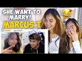 Marcustshe wants to marry me  omegle  ometv  a beautiful love story reaction
