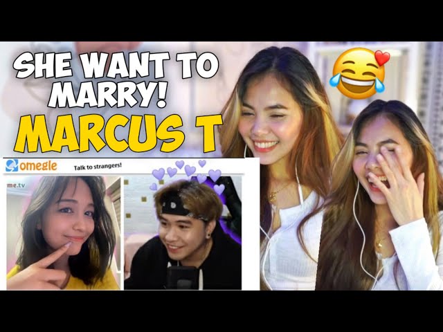 MarcusT-SHE WANTS TO MARRY ME!!! | OMEGLE | OmeTV | A Beautiful Love Story |Reaction Video class=