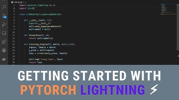 Getting Started with PyTorch Lightning ⚡️
