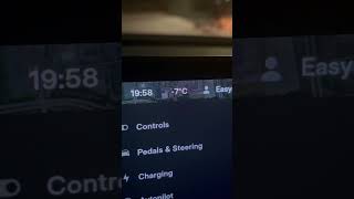 Tesla Model 3 (heat pump) idle consumption at -7 Celsius