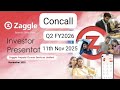 Concall Q2 FY 26 Zaggle Prepaid Ocean Services Ltd 11 November 2025 ppt in desc #Zaggle Prepaid