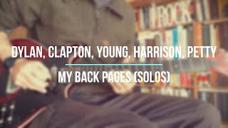 #59 Dylan, Clapton, Young, Harrison, Petty - My Back Pages (Solos)