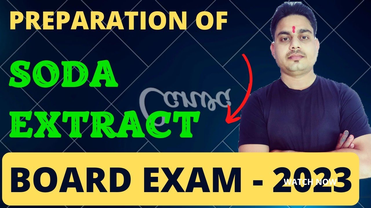 preparation of soda extract soda extract exampreparation cbse 