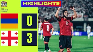 ⚽ Հայաստան 🇦🇲 ընդդեմ Վրաստանի 🇬🇪 (0-3) | Բոլոր Գոլերը & Հիմնական Պահերը 🔥