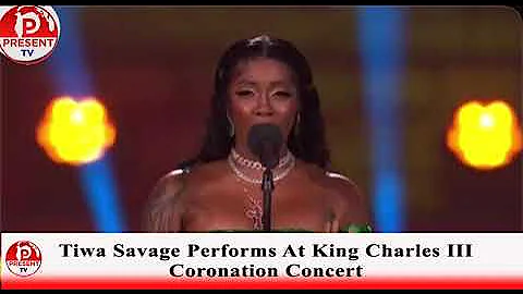 TIWA SAVAGE PERFORMS AT KING CHARLES III CORONATION CONCERT