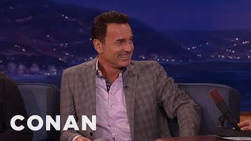 Julian McMahon Was Born Wearing A Speedo | CONAN on TBS