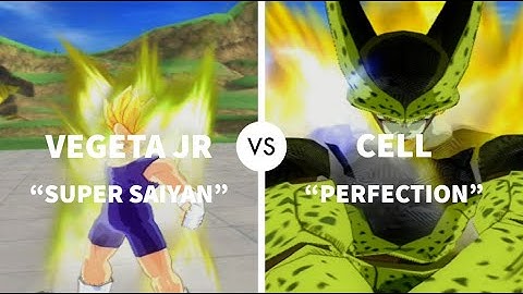 Vegeta Jr VS Cell | Dragon Ball Z Budokai Tenkaichi 3 Mod | Very Hard CPU VS CPU