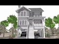 Monster House Plans Beach House #39-222 Monster House Plans Beach House #39-222
