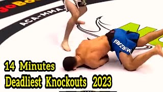 14 minutes Deadliest Knockout 2023 | part 1