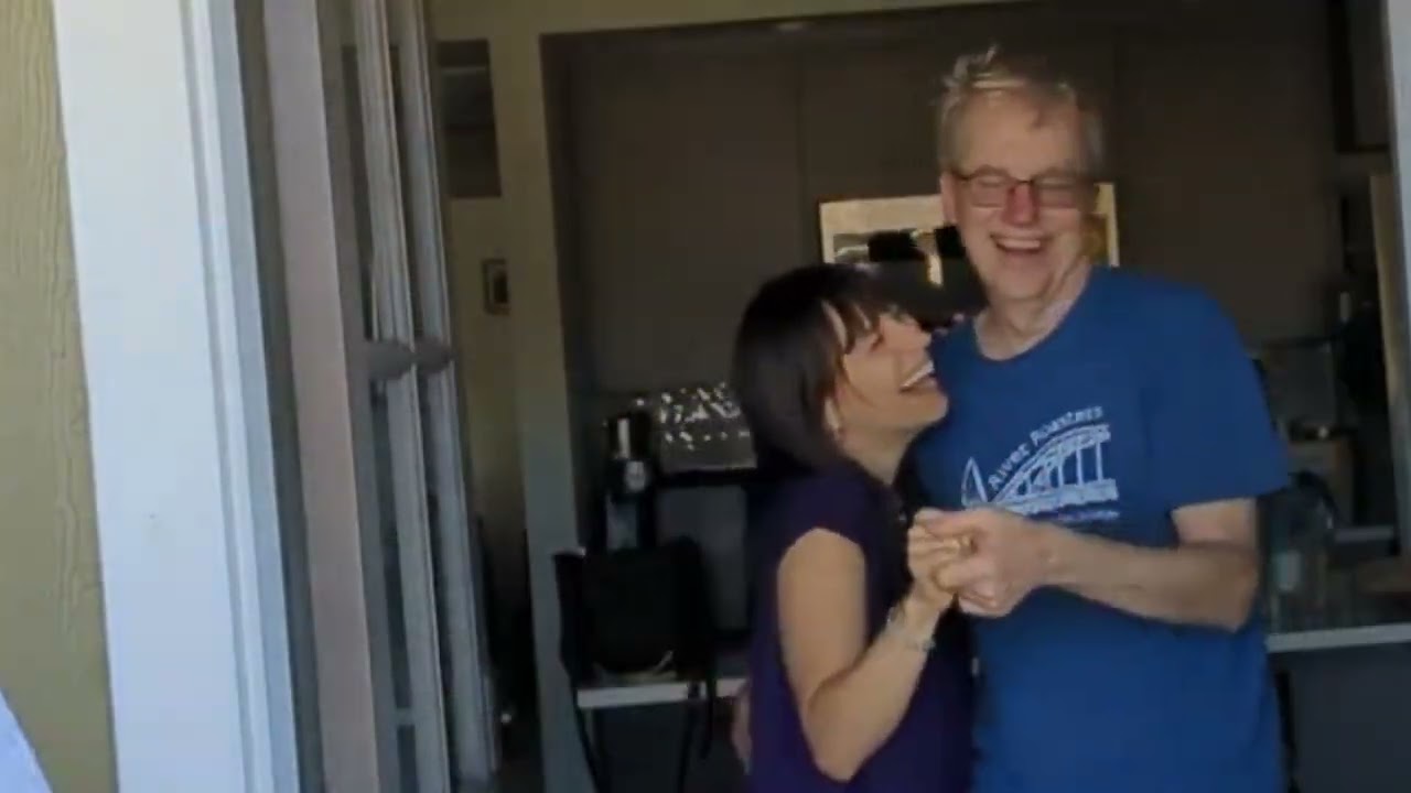 Joyful reactions to singing telegrams!
