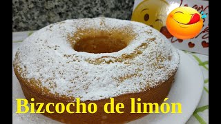 🍰Bizcocho de limón 🍋 ideal como bizcocho base, Súper Esponjoso, lemon cake, Cocinando con Jaki