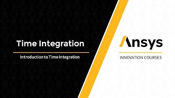 Intro to Time Integration — Lesson 1