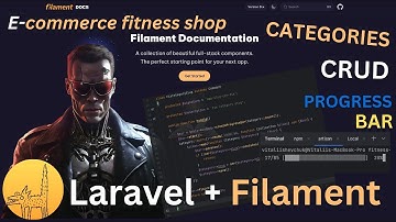 Laravel 11 Filament 3 Admin Panel. Ecommerce. Source Code. Lesson 19. Categories CRUD. Progress Bar