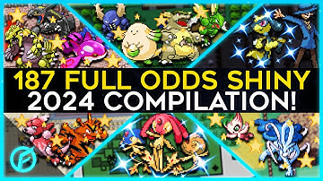 MY 2024 SHINY LUCK WAS INSANE! - 187 Full Odds Shiny Compilation!