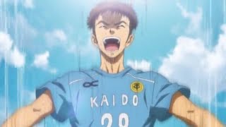 Tachibana Scores!!! Aoi saves the ball from going outside to assist Tachibana's First Goal! Ao Ashi