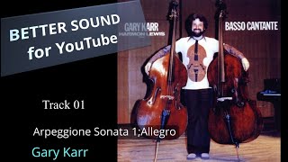 [고음질 음원] 그 섬세한 떨림 첫번째...Gary Karr - Arpeggione Sonata 1;Allegro