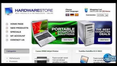 Download Computer Store OsCommerce Template by  Svelte TM