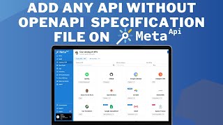 Add any API without OpenAPI specification File!