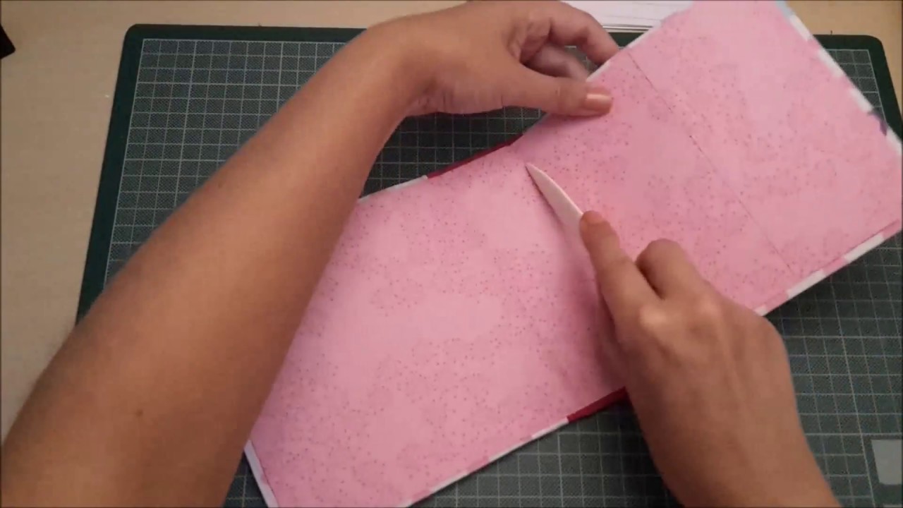 Tutorial: Encuadernación Espiral Escondida Scrapbooking tutorial systems