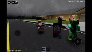 Destructive Severe Thunderstorm Warning in Roblox Suburban Weather Simulator⛈️💨