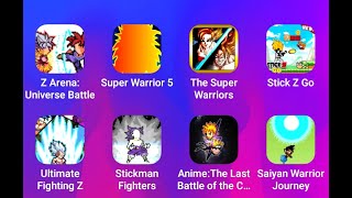 Z Arena:Universe Battle,Super Warrior 5,The Super  Warriors,Stick Z Go screenshot 3