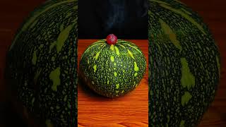 1200°C Red Hot Metal Ball Vs Pumpkin #experiment #science #hotmetalball #asmr #pumpkin