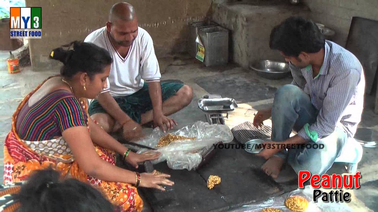 Peanut Patties Candy - Rajahmundry Street Food - INDIAN STREET FOOD street food