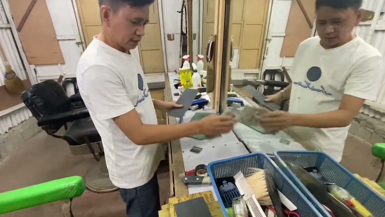 pinaka simpleng paraan na paghasa ng blade ng clipper at napakatalas pa 