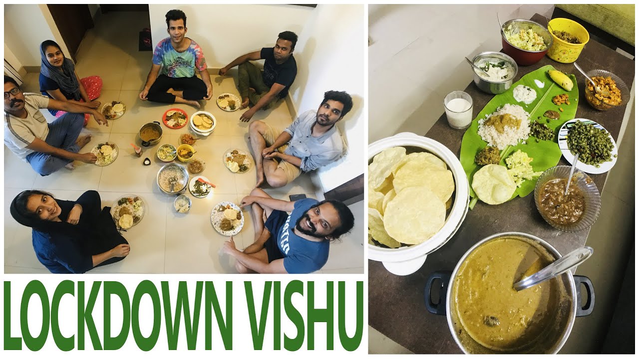LOCKDOWN VISHU | ഒരു ചെറിയ സദ്യ | Away From Home | lockdown time recipes | Rayshif Moments Vlog - 8