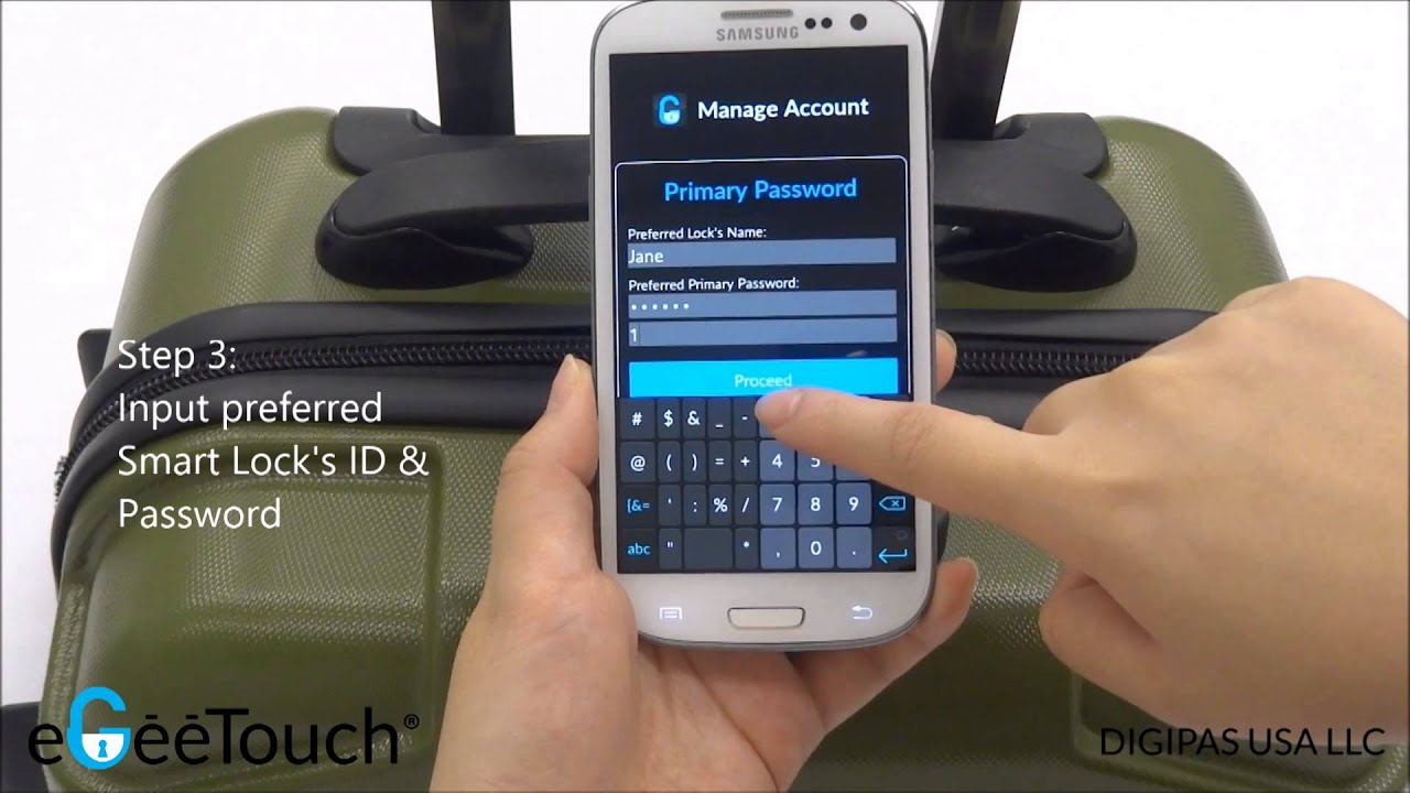 eGeeTouch NFC Smart Luggage Zipper Lock, Instantly Transform your old  luggage to Smart Luggage