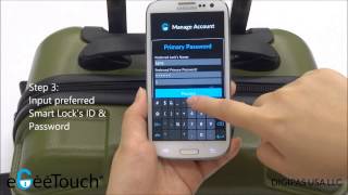 eGeeTouch - How to change user ID & Password for smart luggage zipper lock screenshot 3