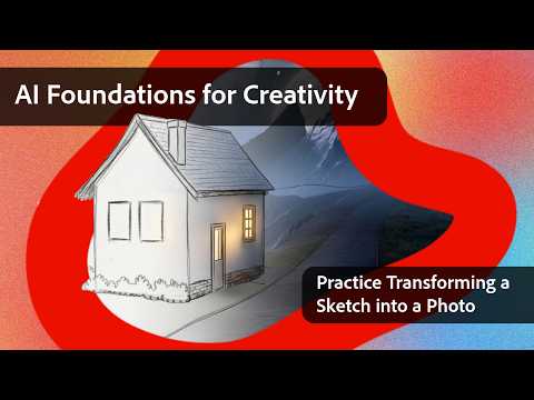 AI Foundations for Creativity | Practice Transforming a Sketch into a Photo | Adobe