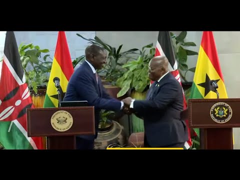 Ruto secures Ghana's endorsement for Raila's AUC bid; Kenya to back Ghana for Commonwealth SG.