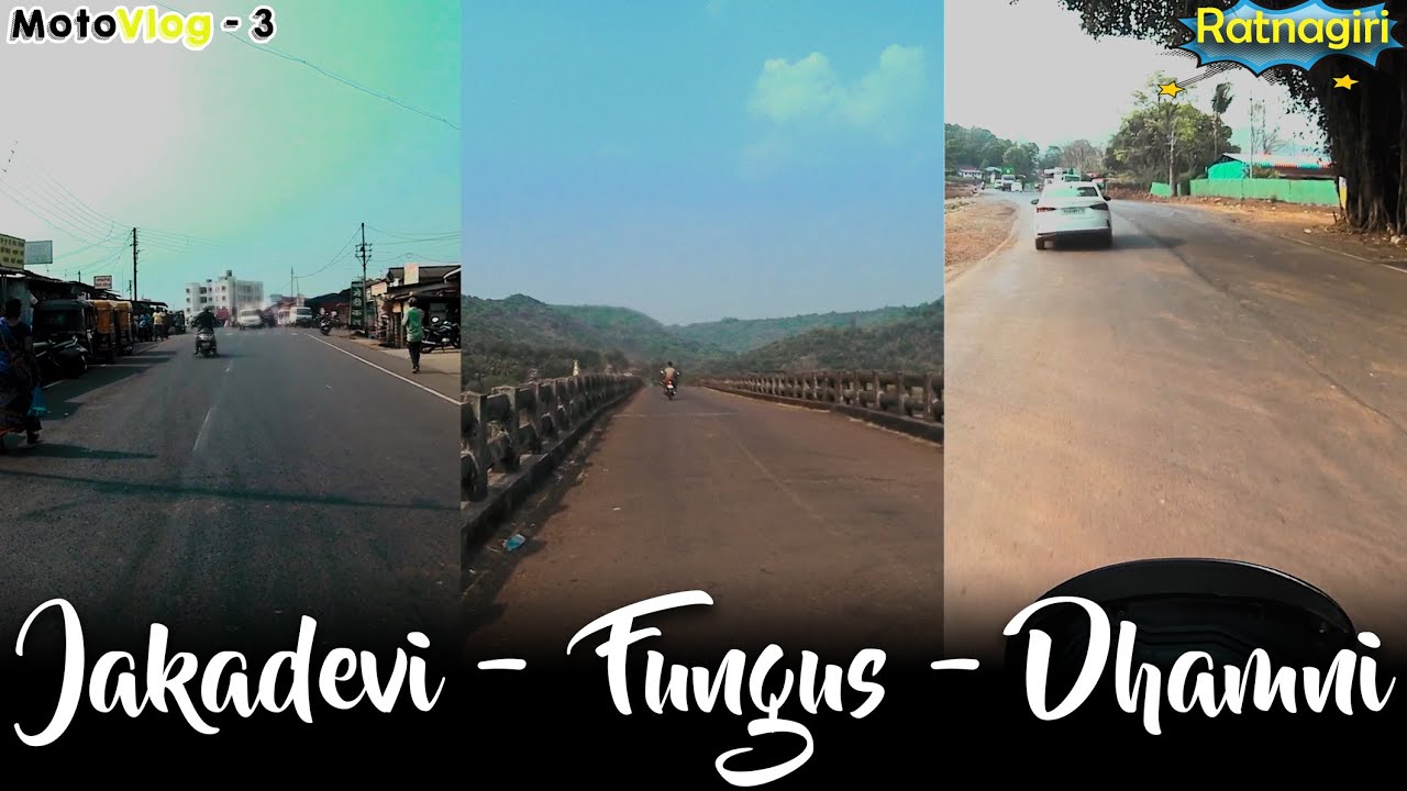 MotoVlog in KOKAN | Jakadevi-Fungus-Dhamni | RATNAGIRI | NH 17 | Omii WhatNext | MVlog - 3.