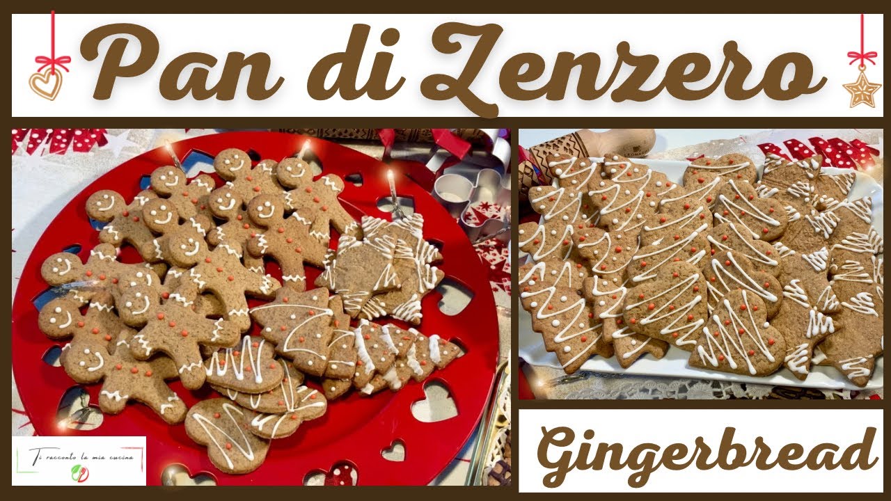 BISCOTTI PAN DI ZENZERO - GINGERBREAD | Ricetta originale e variante
