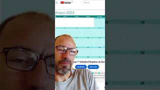 Planificador Mensual📆Editable Perpetuo en Excel✅Calendario Agenda