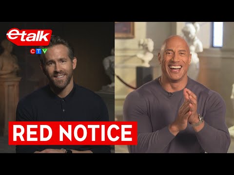 Ryan Reynolds and Gal Gadot gave Dwayne Johnson superhero advice on the 'Red ﻿Notice' set | Etalk