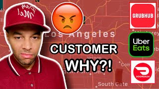 CUSTOMER DID ME WRONG | Ubereats, Doordash, Ubereats | Daily Earning | Tesla Driver