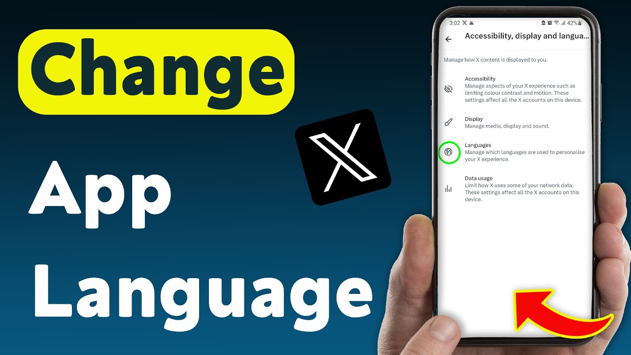 How To Change App Language On X Mobile App (Updated) - YouTube